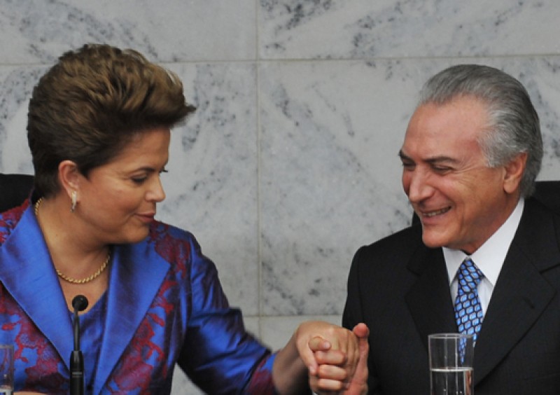 Dilma Rousseff y Michel Temer