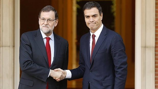 Mariano Rajoy-a la izquierda-y Pedro Sánchez