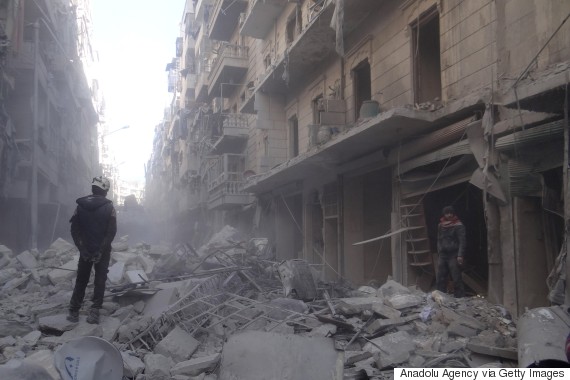 Una calle de Alepo