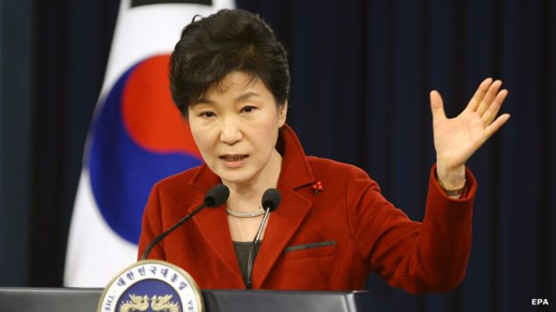 La presidenta de Corea del Sur, Park Geun-Hye La presidenta de Corea del Sur, Park Geun-Hye
