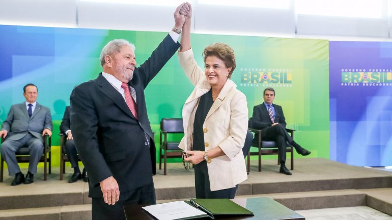 Lula da Silva y Dilma Rousseff