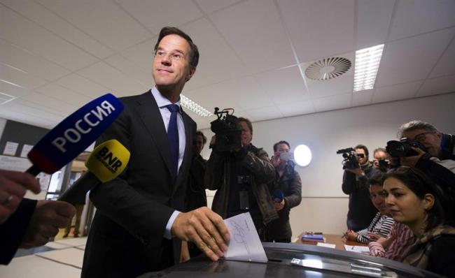 El presidente del gobierno holandés, Mark Rutte