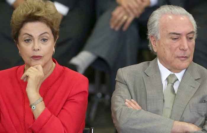 Dilma Rousseff y Michel Temer