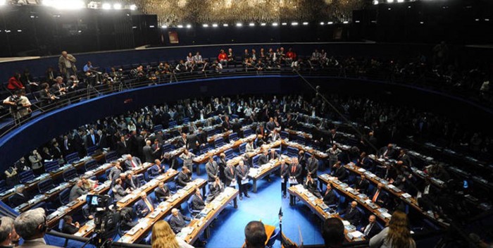 El senado brasileño