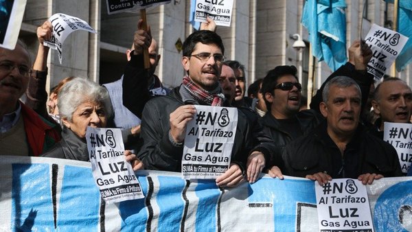 Manifestantes en Argentina