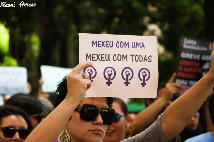 Protestas contra el machismo en Brasil tras violación colectiva de una joven Protestas contra el machismo en Brasil tras violación colectiva de una joven