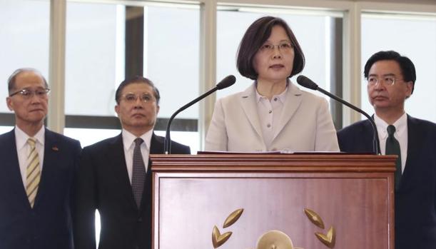 La presidenta taiwanesa Tsai Ing-Wen La presidenta taiwanesa Tsai Ing-Wen