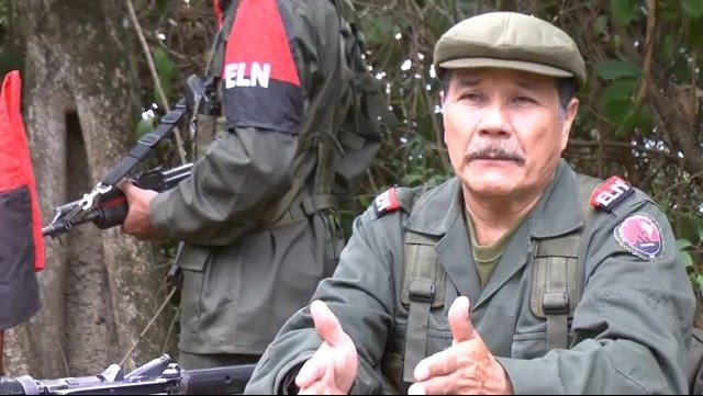 El líder del ELN Nicolás Rodríguez alias Gabino