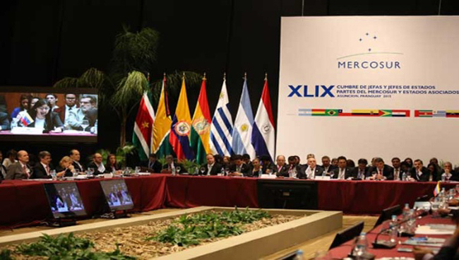 Una anterior reunión del Mercosur Una anterior reunión del Mercosur