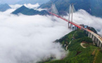 Abre en China el puente más alto del mundo