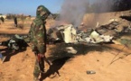 Un MiG-23 de las fuerzas leales a Haftar derribado en el este de Libia