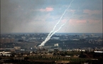 Palestinos se manifiestan e Israel prosigue por séptimo día ataques en Gaza