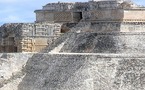 Descubre INAH fachada oculta de gran pirámide de Uxmal