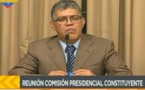Gobierno venezolano pide a oposición reflexionar sobre marginarse de Constituyente