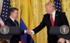 Trump reafirma a Santos apoyo antidrogas pero vacila con proceso de paz