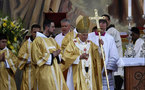 Papa celebra la misa más multitudinaria de su viaje a Palestina
