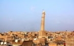 El casco antiguo de Mosul, un dédalo de callejuelas con una mezquita emblemática