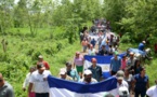 Campesinos vuelven a marchar contra canal interoceánico en Nicaragua