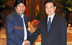 Presidentes de China y Bolivia acuerdan promover relaciones bilaterales