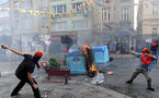 Un muerto y más de cien detenidos en las protestas contra el FMI en Estambul
