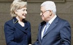 "Nada nuevo", anuncia presidente palestino luego de reunirse con Clinton