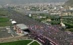 Marcha en respaldo a hutis en Yemen tras muerte de ex presidente