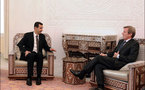 Presidente sirio tacha de inaceptable política de Occidente hacia Israel