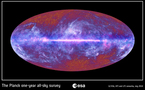El satélite Planck envía su primera imagen de conjunto del Universo