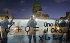 Marchas a favor y en contra de ley de matrimonio gay en Argentina