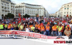 Los griegos se mobilizan contra la política de austeridad