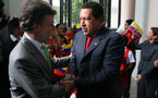 Santos y Chávez firmaron 16 acuerdos y lanzaron mediación para Honduras