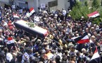 El régimen sirio denuncia "colonialismo" occidental y prosigue su represión