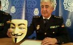 España: "Anonymous" ataca la web de la policía tras unas detenciones