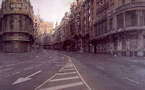 Pintor español Antonio López expone serie de Gran Vía inacabada en Madrid