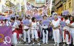 Las feministas denuncian la cara oculta de los sanfermines