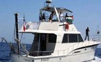 Barco francés de flotilla internacional espera alcanzar Gaza en 24 horas