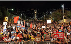 Las protestas sociales se extienden por todo Israel