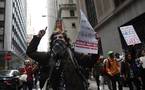 EEUU: manifestantes pasan primera noche de protesta cerca de Wall Street