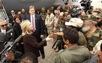 Visita sorpresa de Clinton a Libia, continúan intensos combates en Sirte