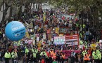 El sector público británico en huelga contra la reforma de las pensiones