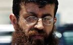 Israel rechaza apelación de prisionero palestino en huelga de hambre