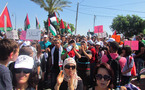 Marcha de los árabes israelíes para conmemorar la "Nakba"