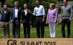 Líderes del G8 se comprometen con crecimiento y una eurozona unida