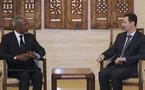Presidente sirio Al Asad recibe a emisario internacional Kofi Annan