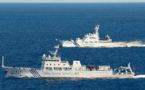 China envía once navíos de patrulla en torno a islas japonesas en litigio