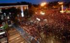 En Madrid miles de manifestantes exigen la "dimisión" del gobierno
