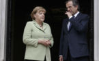 Merkel pide a Grecia mantener rumbo a pesar de furia que desata la austeridad