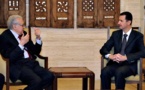 Emisario Brahimi expresa su inquietud a Asad y aboga por solución