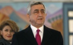 Presidente armenio Serge Sarkisian fue reelecto, según resultado parcial