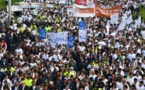 Con manifestación multitudinaria, colombianos piden por la paz